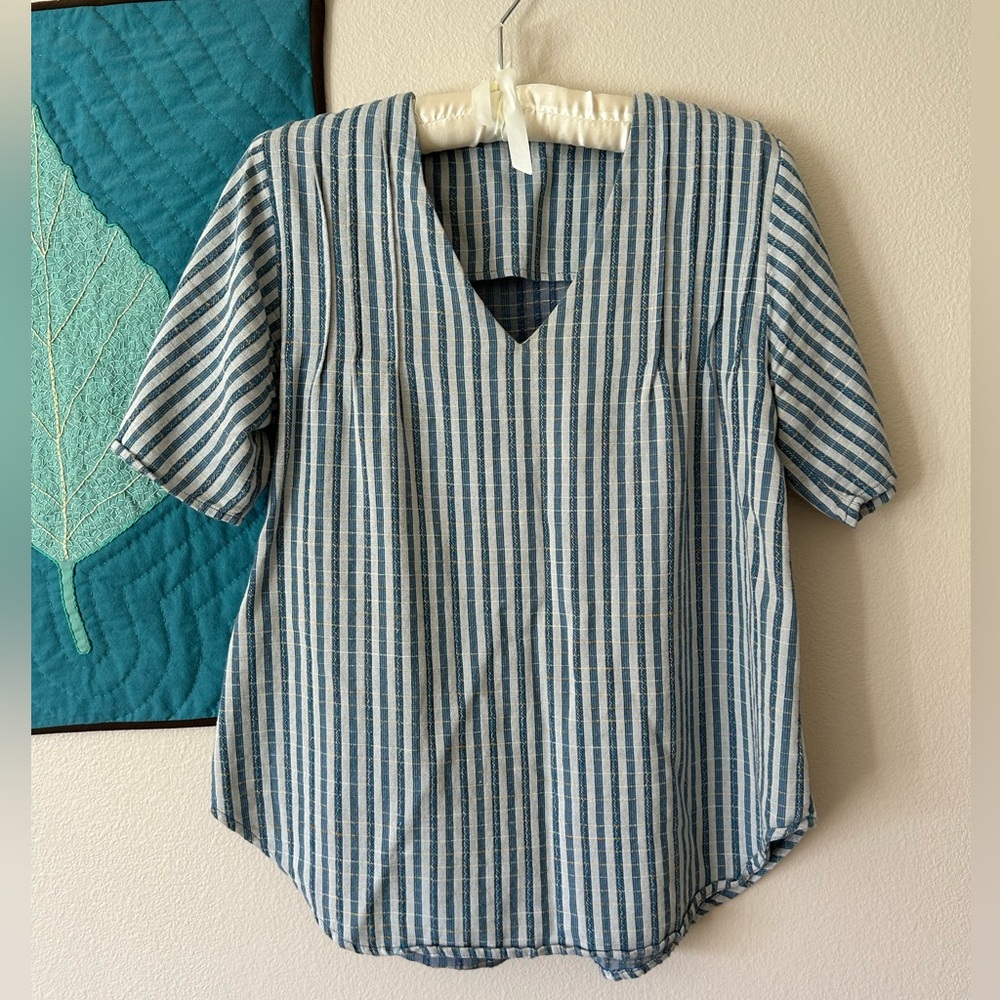 Ace & Jig Vega Blouse in Starboard, S